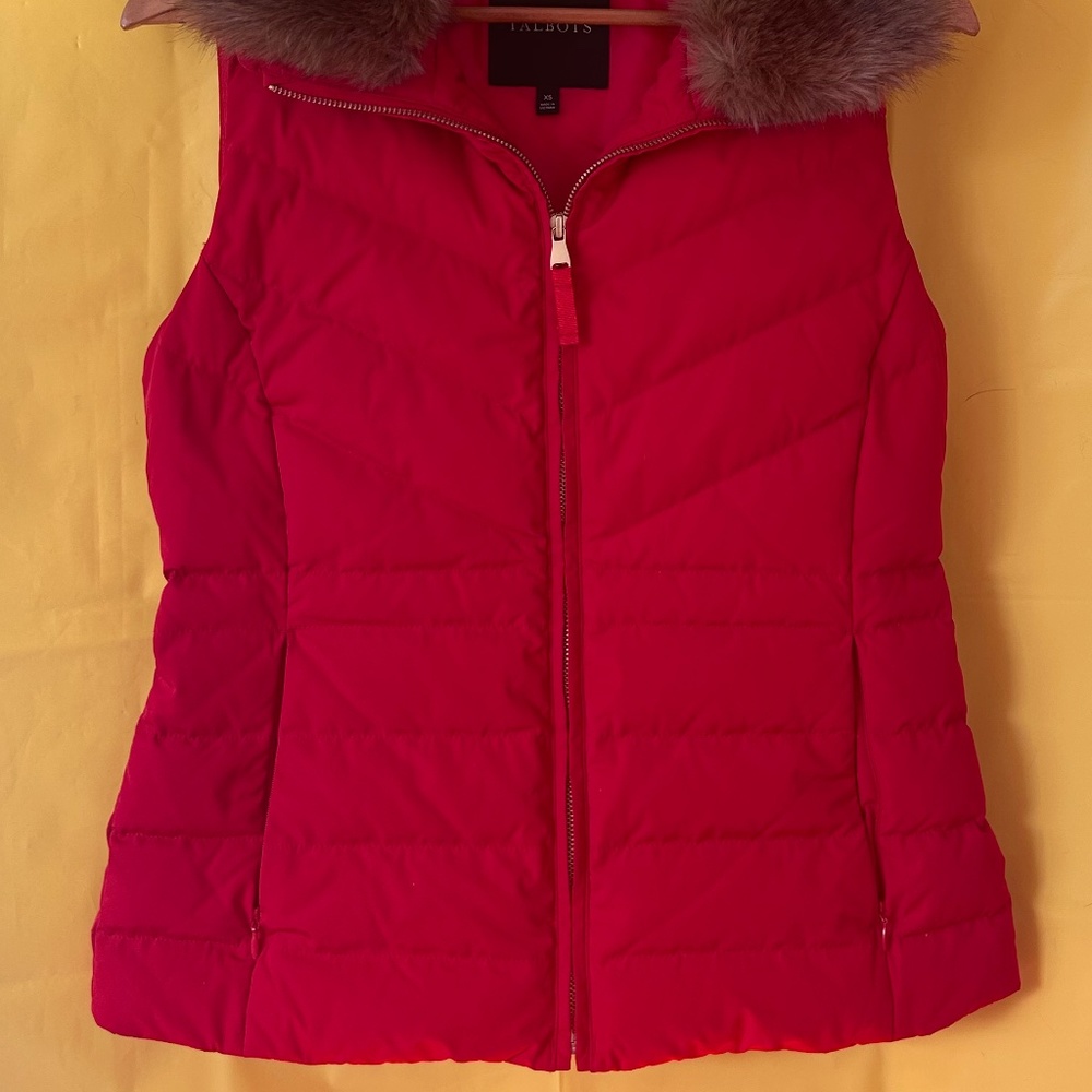 Talbots Quilted Winter Vest Size XS - Picture 3 of 6